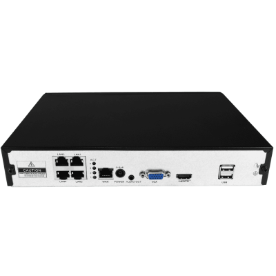 IP-видеорегистратор TRASSIR NVR-1104P V2 с питанием камер по PoE