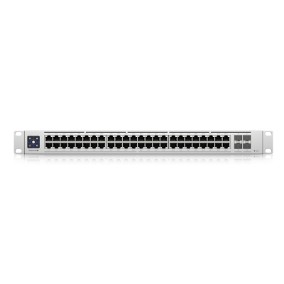 Коммутатор Layer 3 switch with (48) auto-sensing, 2.5GbE RJ45 ports that can deliver 802.3af/at PoE+ to WiFi 6 access points