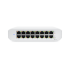 Коммутатор Wall-mountable, 16-port, Layer 2 PoE switch with a fanless cooling system.45W total PoE availability