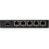 Маршрутизатор Compact but powerful router sporting (5) Gigabit RJ45 ports with passive PoE support and an SFP port