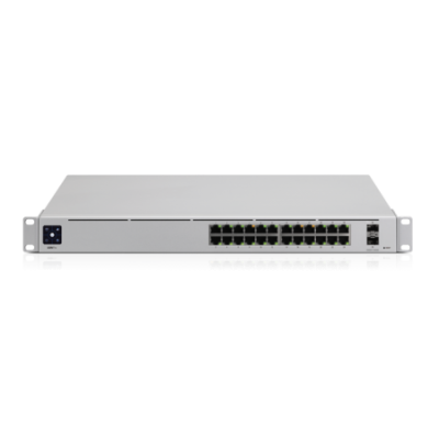 Коммутатор 24-port, Layer 3 switch supporting 10G SFP+ connections with fanless cooling