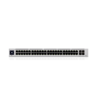 Коммутатор 48-port, Layer 3 switch supporting 10G SFP+ connections with fanless cooling