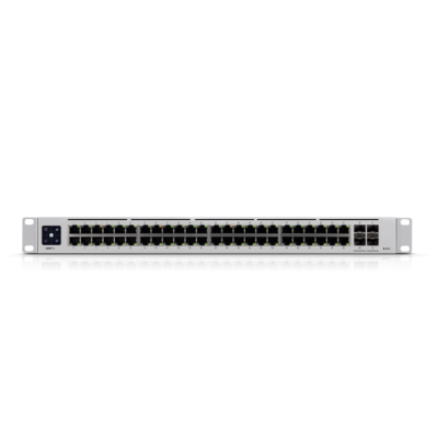 Коммутатор 48-port, Layer 3 switch supporting 10G SFP+ connections with fanless cooling