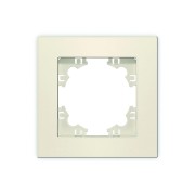 Рамка 1-м Афина сл. кость (ivory) Universal A0053-I