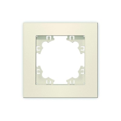 Рамка 1-м Афина сл. кость (ivory) Universal A0053-I