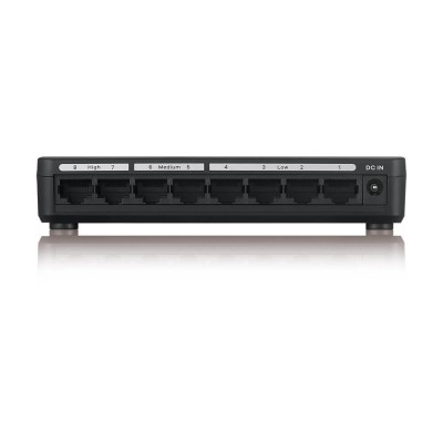 Коммутатор ZYXEL GS-108S V2 8-Port Desktop Gigabit Ethernet Media Switch