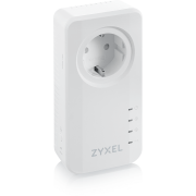 Адаптер ZYXEL PLA6457-EU0201F Set of two Powerline adapters Zyxel PLA6457 with built-in socket