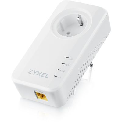 Адаптер ZYXEL PLA6457-EU0201F Set of two Powerline adapters Zyxel PLA6457 with built-in socket