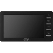 CTV-M1701S Монитор видеодомофона черный аналоговый 800*480