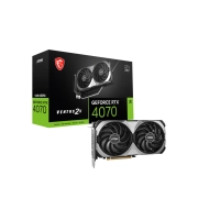 Видеокарта VGA MSI NVIDIA GeForce RTX 4070 VENTUS 2X E1 12G OC 12GB, GDDR6/192-bit, PCIe 4.0, 1xHDMI 2.1, 3xDP, 2.2-slot OC